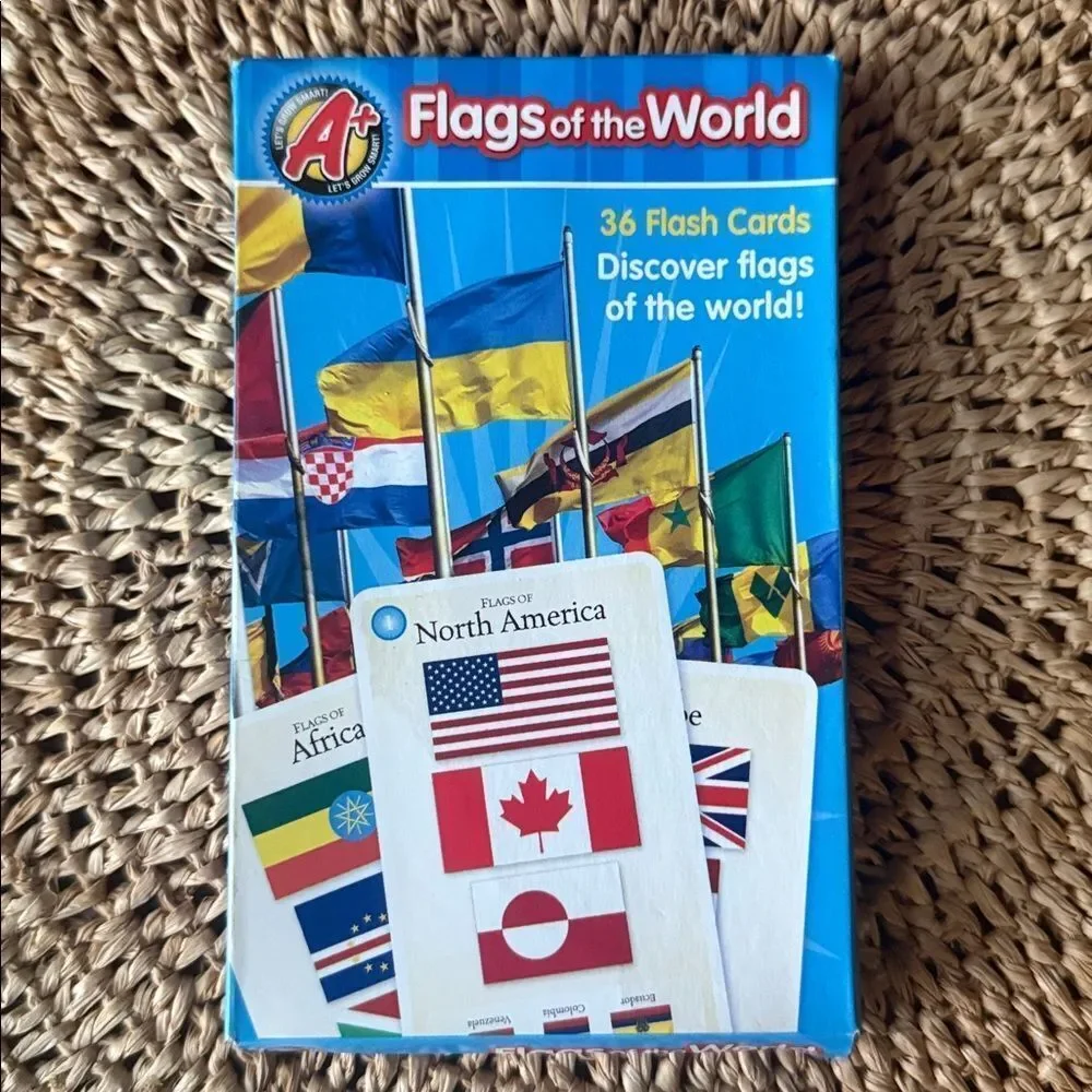 Flags of the World Flash Cards